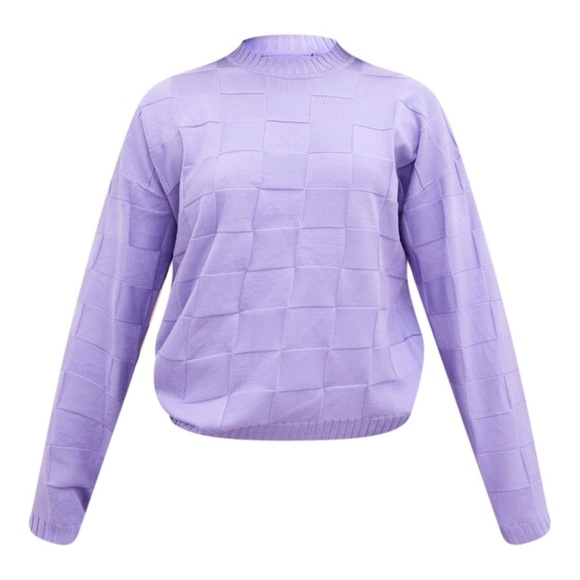 PrettyLittleThing - New with tags - Medium - Lavender Crew Neck Sweater - Picture 2 of 5